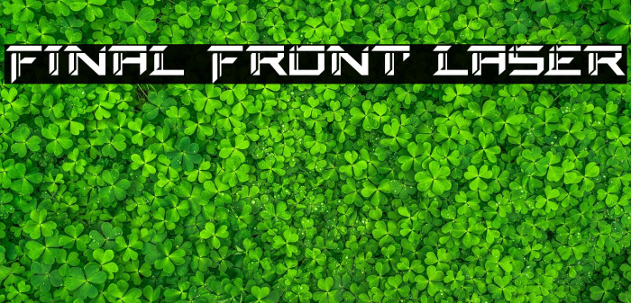 Final Front Laser Example 1