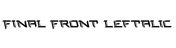 Final Front Leftalic  لخطوط تنزيل