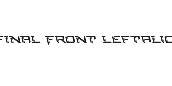 Final Front Leftalic Logo