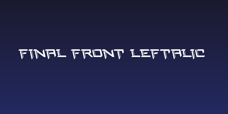 Final Front Leftalic Social Header
