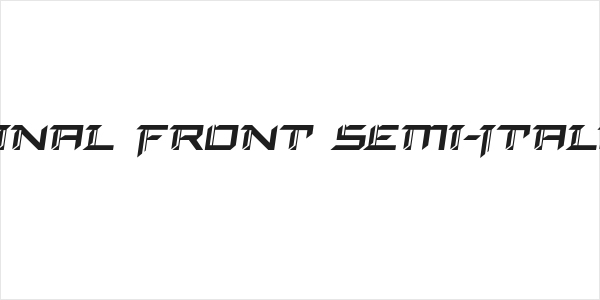 Final Front Semi-Italic Logo