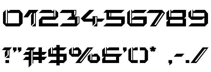 Final Front Font OTHER CHARS