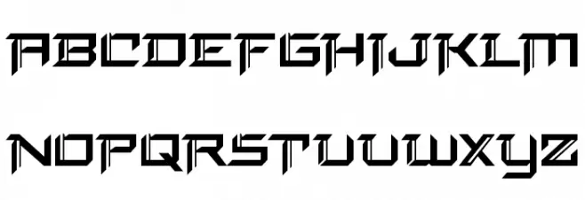 Final Front Schriftart Groß