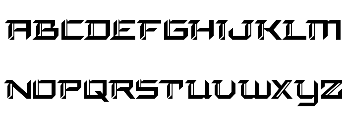 Final Front Font LOWERCASE