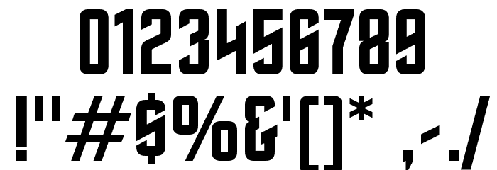 Final Frontier Old Style Font OTHER CHARS