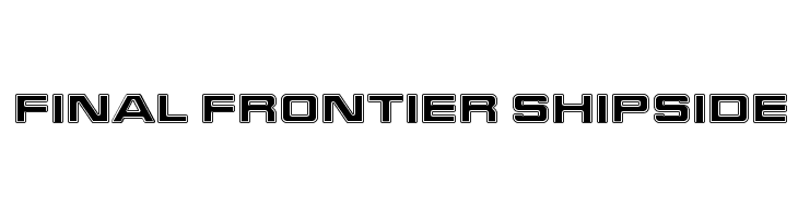 Final Frontier Shipside Fonte