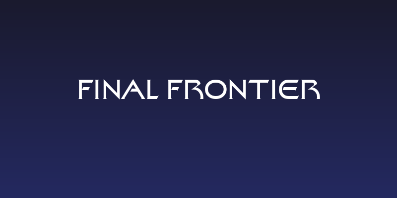 Final Frontier Social Header