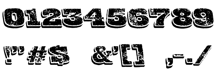 Final Gambit Font OTHER CHARS