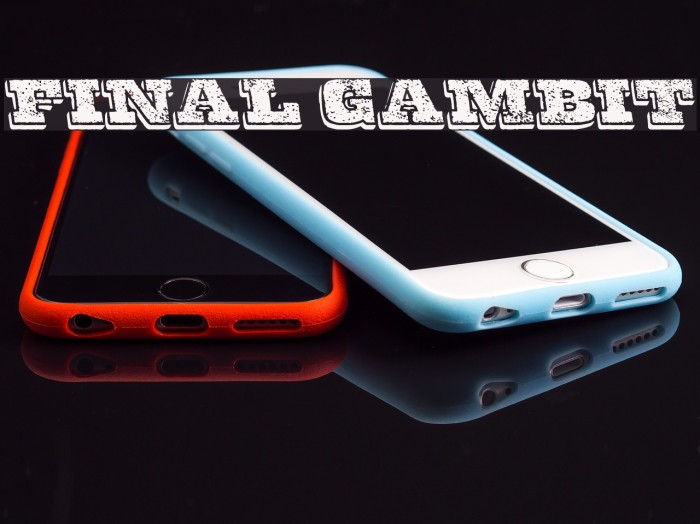 Final Gambit Font examples