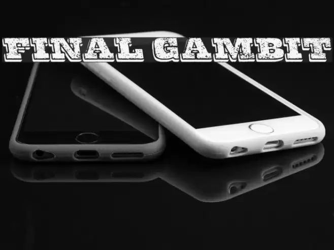 Final Gambit Font examples