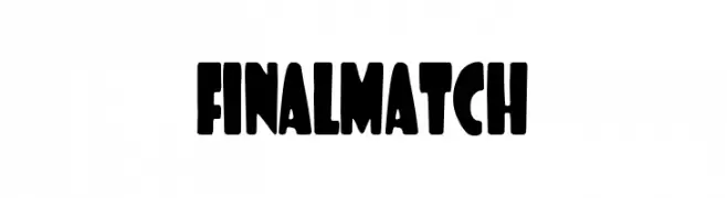 Final Match  Frei Schriftart Herunterladen