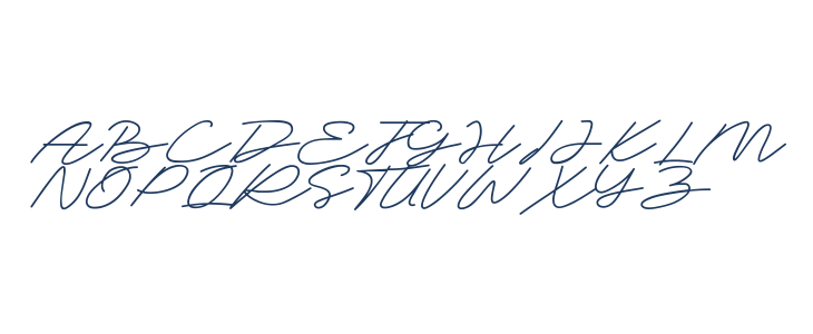 Final Parade Script Uppercase