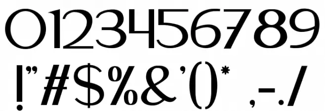 Final Parade Serif फ़ॉन्ट अन्य घर का काम