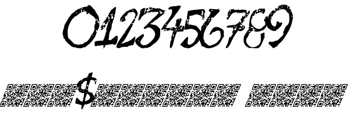 FinalDays Font OTHER CHARS