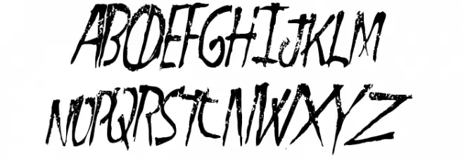FinalDays Schriftart Groß