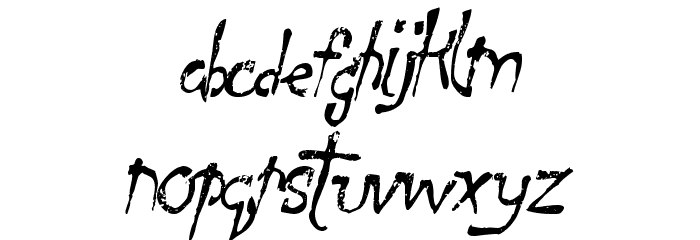 FinalDays Font LOWERCASE