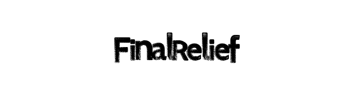 FinalRelief  フリーフォントのダウンロード