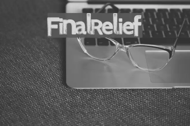 FinalRelief Font examples