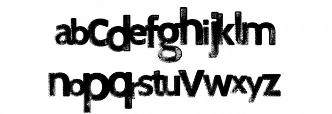 FinalRelief Font LOWERCASE