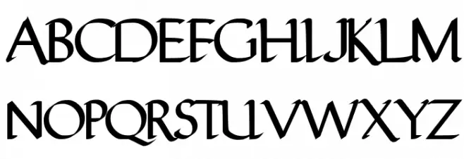 FinalRoman Medium 字体 大写