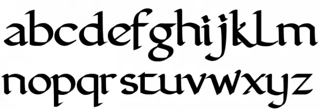 FinalRoman Medium フォント 小文字