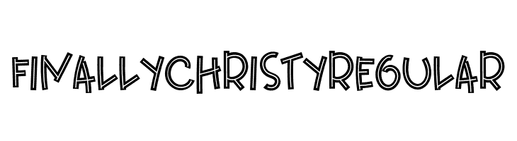 FinallyChristyRegular  नि: शुल्क फ़ॉन्ट्स डाउनलोड