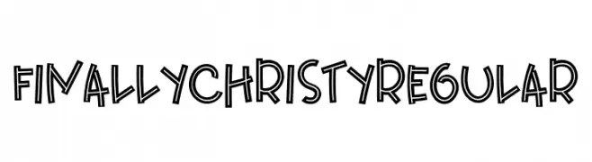 FinallyChristyRegular  नि: शुल्क फ़ॉन्ट्स डाउनलोड