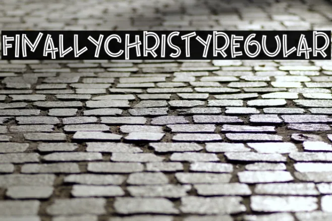 FinallyChristyRegular Example 1