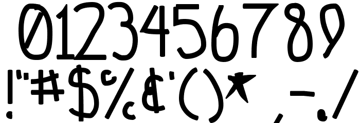 Finals Week Normal Font OTHER CHARS