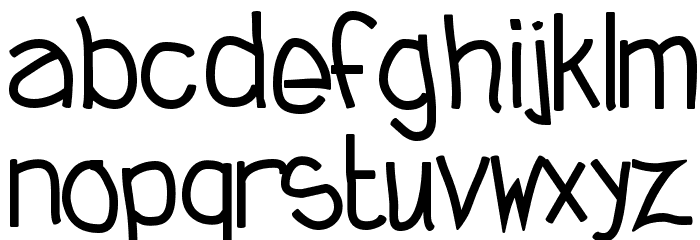 Finals Week Normal Font LOWERCASE