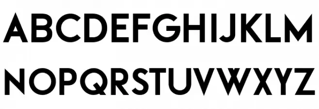 Finance Regular Font LOWERCASE