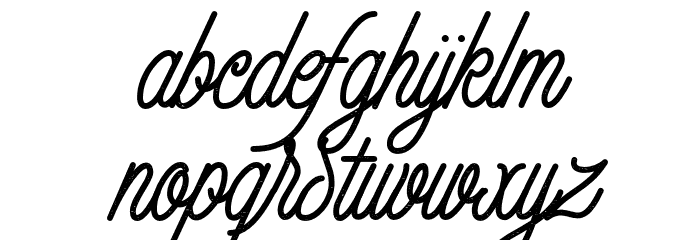 FinchStamped_DEMO Font LOWERCASE