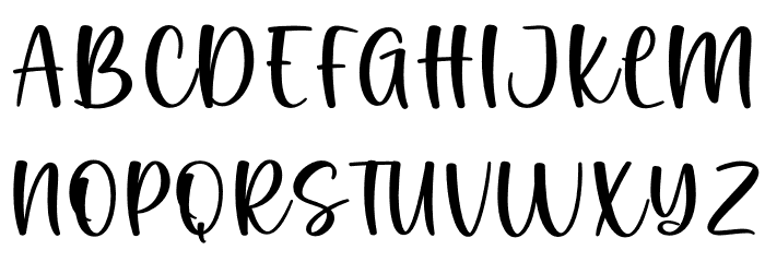 Finchbird Schriftart Groß