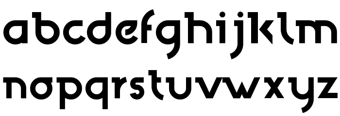 Finchley Font LOWERCASE