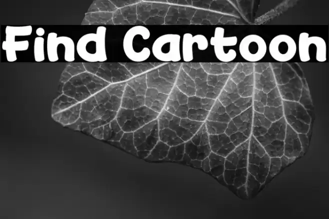 Find Cartoon Font examples