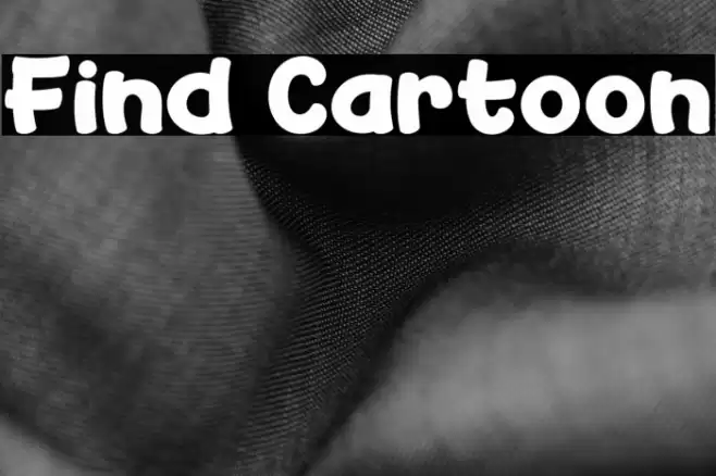 Find Cartoon Font examples