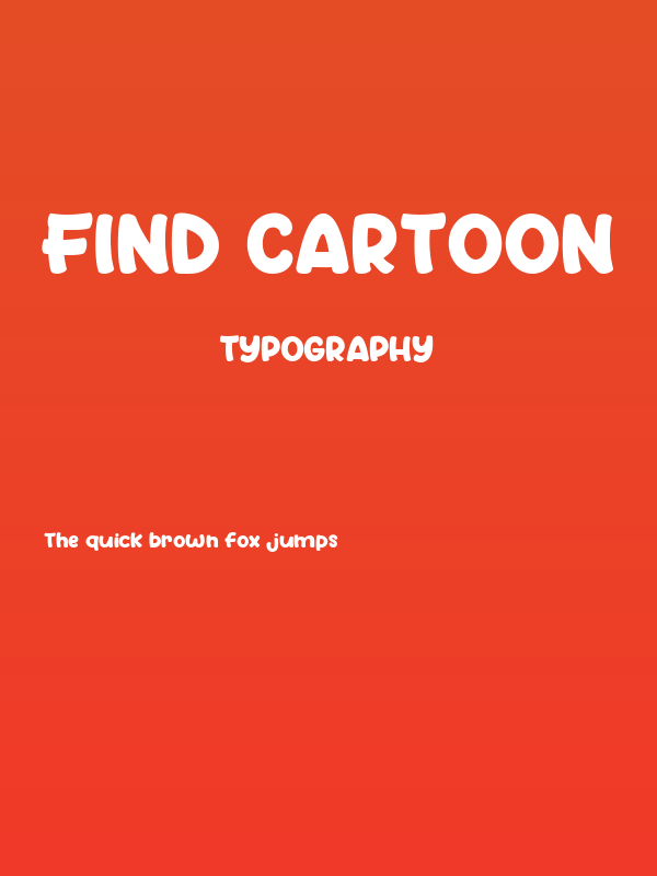 Find Cartoon Poster