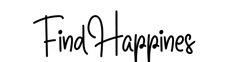 Find Happines  font caratteri gratis