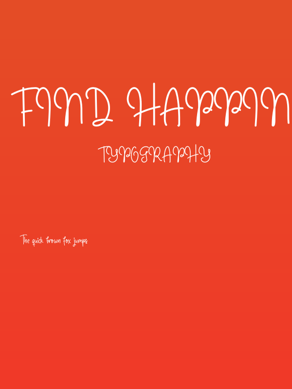 Find Happines Poster