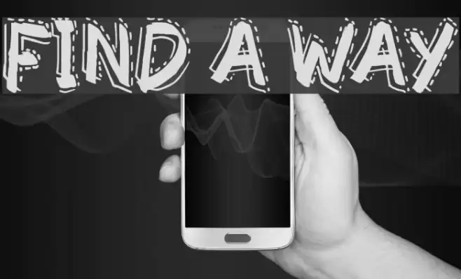 Find a Way フォント examples