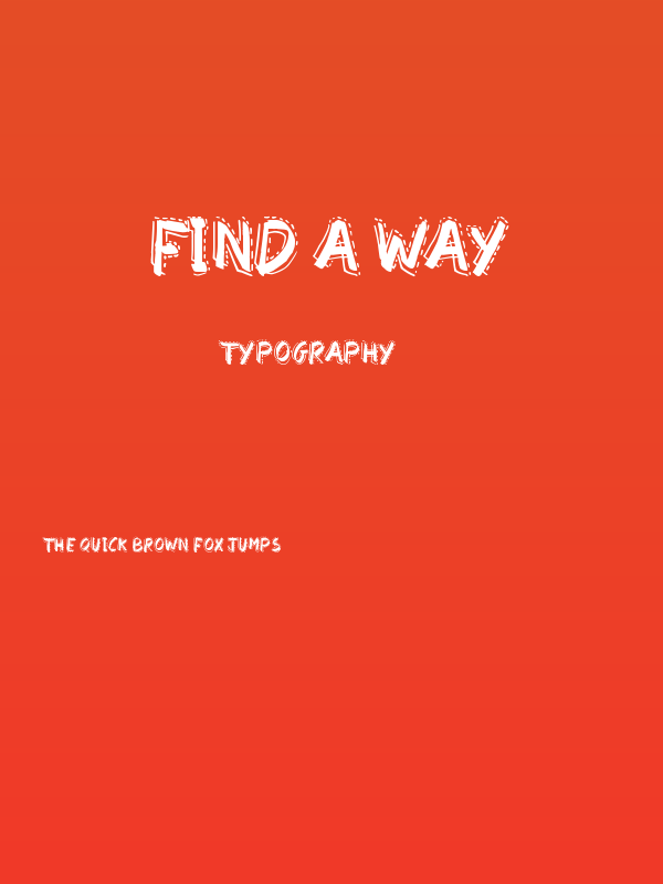 Find a Way Poster