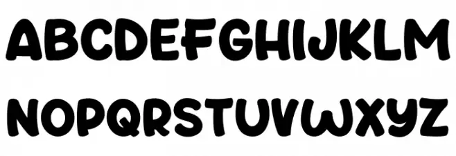 FindCartoon Шрифта ВЕРХНИЙ
