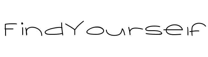 FindYourself  font caratteri gratis