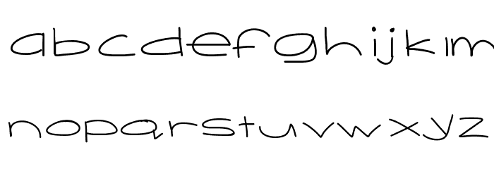 FindYourself Font LOWERCASE