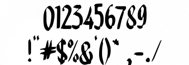 Findagoz Font OTHER CHARS