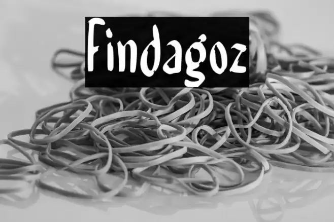 Findagoz Font examples