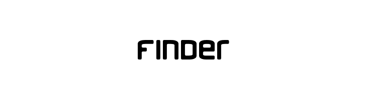 Finder  免费字体下载