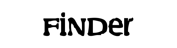 Finder  フリーフォントのダウンロード