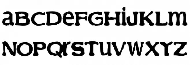 Finder Font LOWERCASE