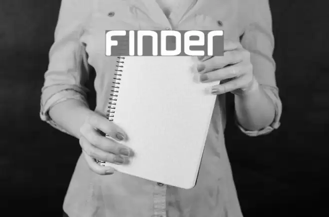 Finder Шрифта examples